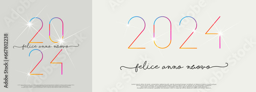 felice anno nuovo - buon anno 2024	