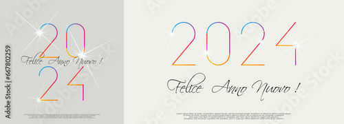 felice anno nuovo - buon anno 2024