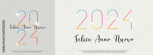 felice anno nuovo - buon anno 2024