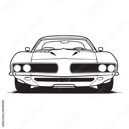 Car Image Vector, illustration of a car