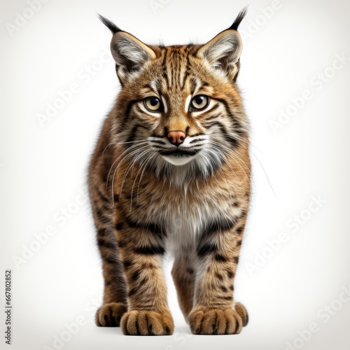 Bobcat  , Cartoon 3D , Isolated On White Background  © ACE STEEL D