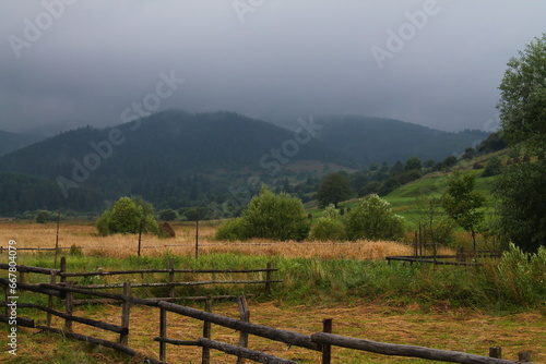 landscape in the mountains