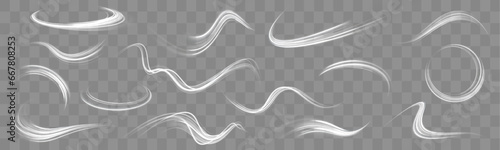 Colored shiny sparks of spiral wave. Vector comet with large dust. Falling Star. Rotating dynamic neon circle.