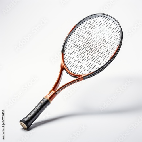 Tennis Racket , Cartoon 3D , Isolated On White Background  © ACE STEEL D