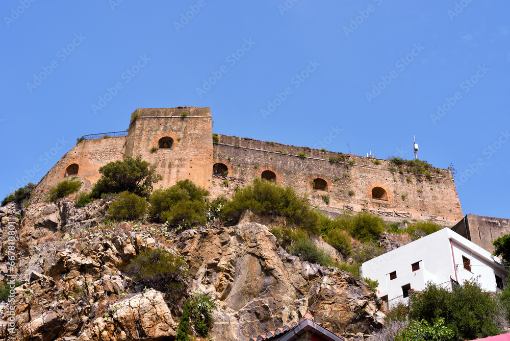the ruffo castle of scilla and the historic centre italy