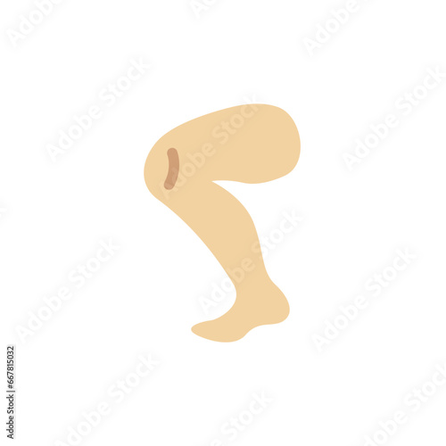 Leg: Medium-Light Skin Tone
