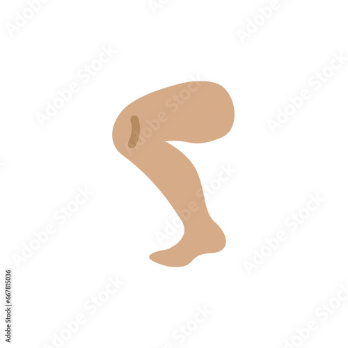 Leg: Medium Skin Tone
