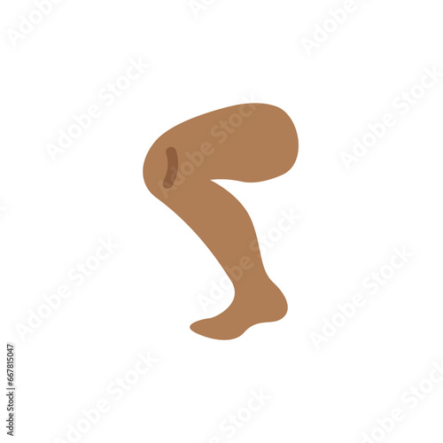 Leg: Medium-Dark Skin Tone
