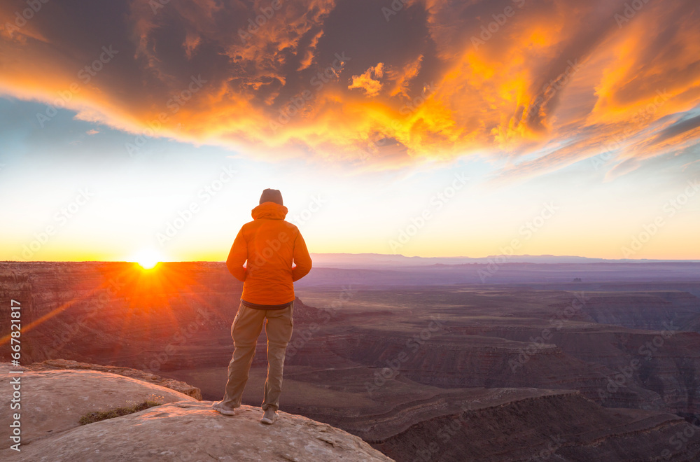 Fototapeta premium Hike in Utah