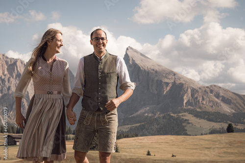 Ehepaar in Tracht