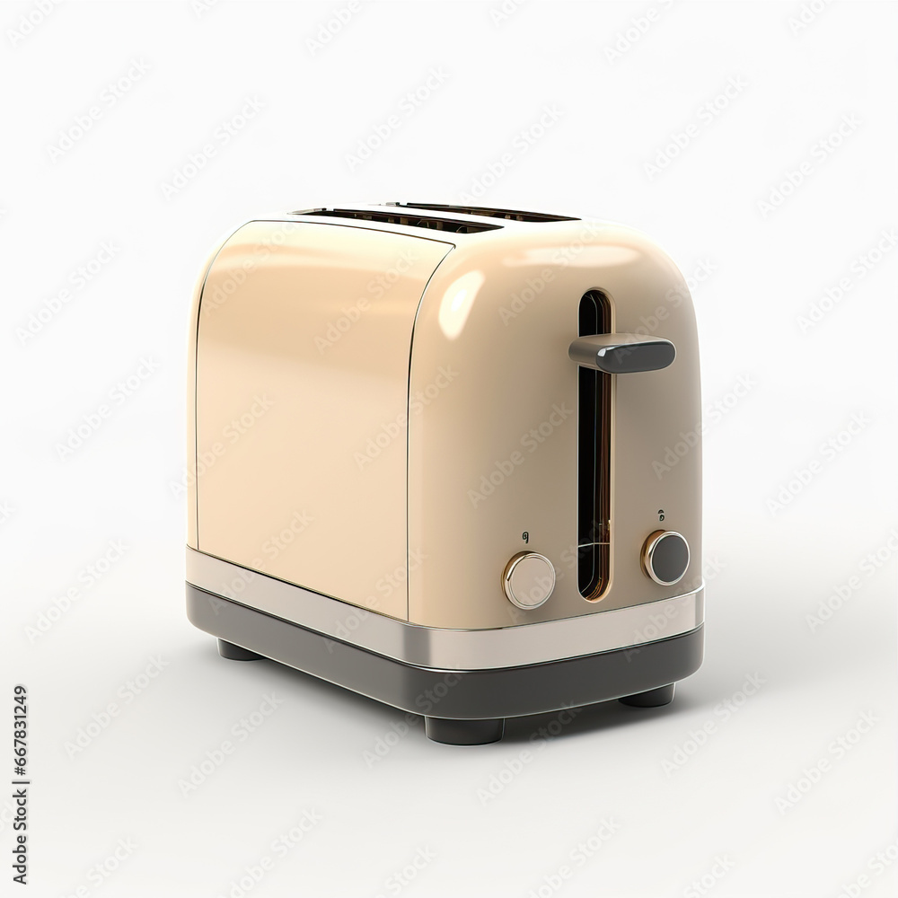 3d icon of toaster on the white background. 3d icon of toaster on the white background.