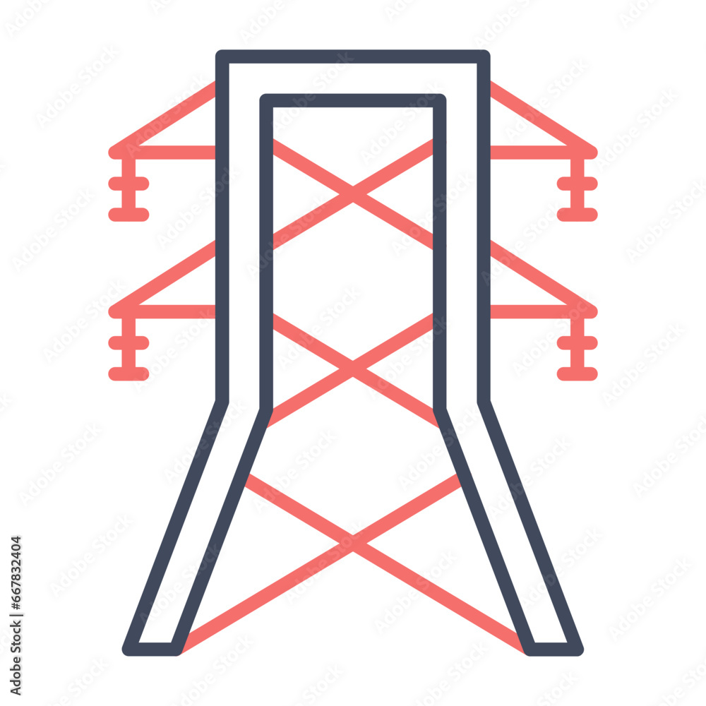 Fototapeta premium Electric Tower Icon