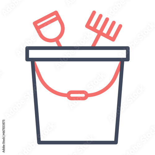 Sand Bucket Icon