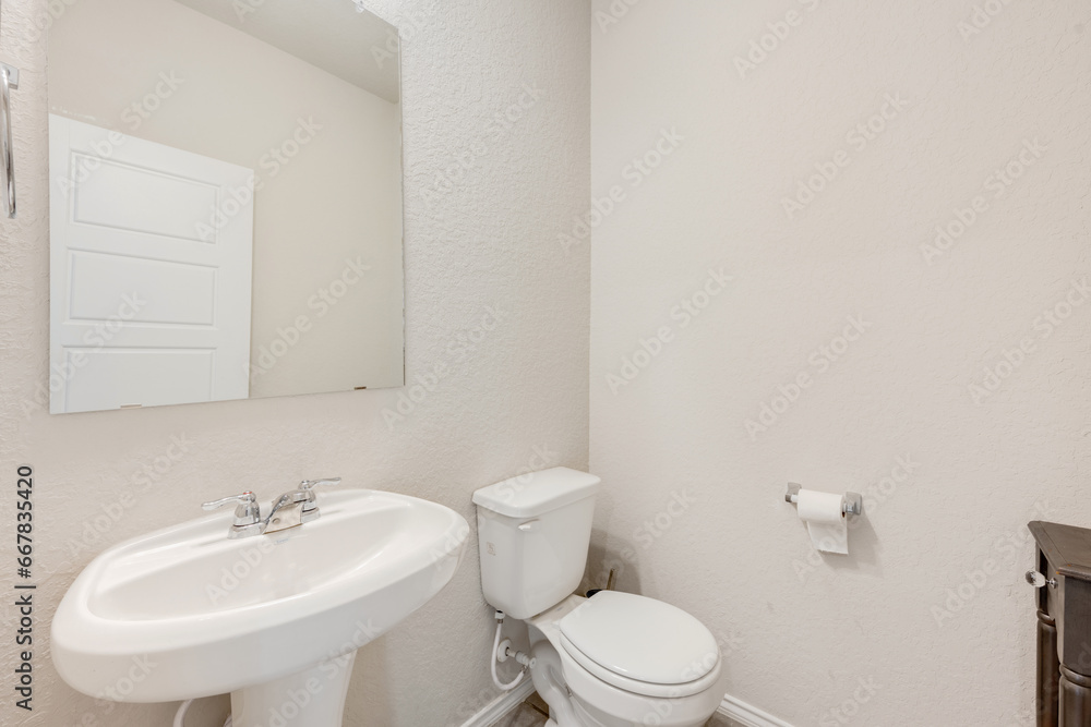 Fototapeta premium a home bathroom 