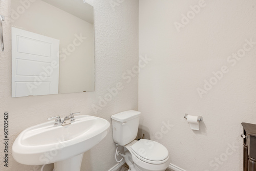 a home bathroom 