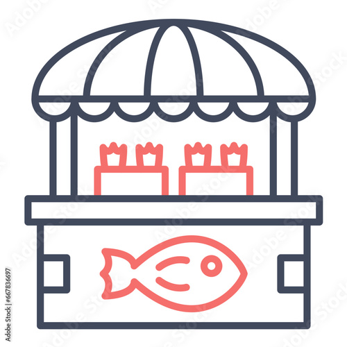 Fish Market Icon