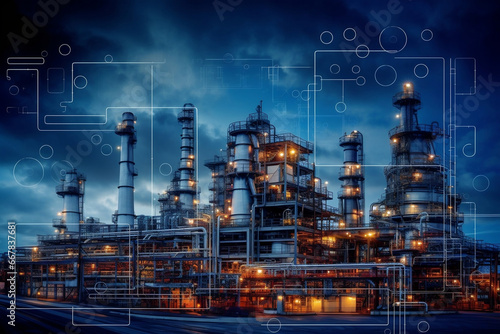 oil refinery factory Cloud and Edge computing