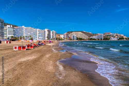 Platja Raco beach Cullera Valencian Community Spain beautiful tourist destination