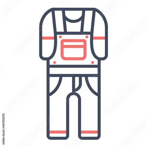 Coverall Clothes Icon