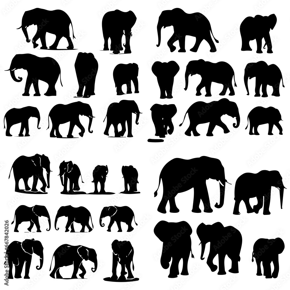 elephant svg, elephant png, elephant vector, elephant silhouette