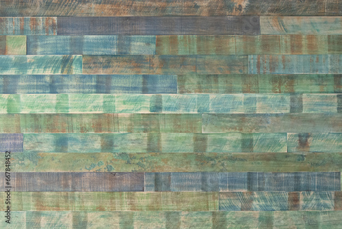 Rainbow Colored Wooden Background