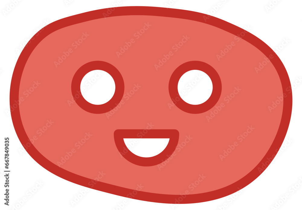 Smile shape icon. Vector illustration. Smile shape icon. Vector illustration.