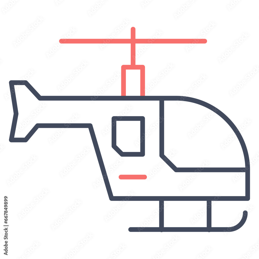 Obraz premium Army Helicopter Icon