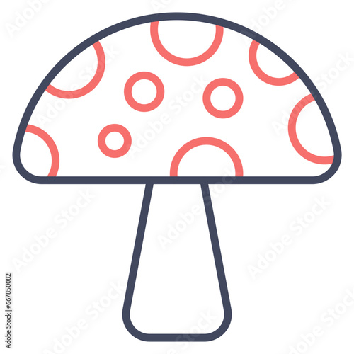 Spring Mushroom Icon