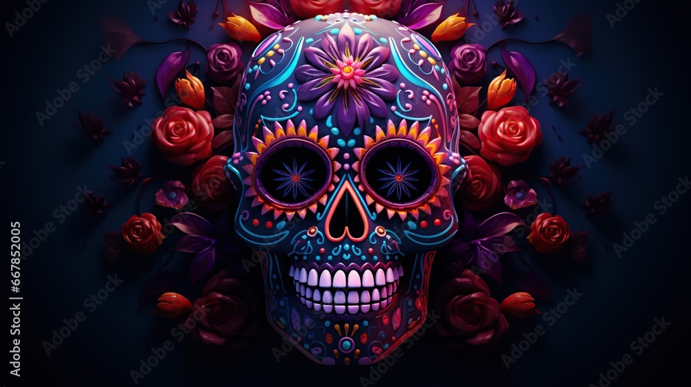 Day of dead, dia de los muertos, mexico festival, skull, dia de los muertos background Day of dead, dia de los muertos, mexico festival, skull, dia de los muertos background