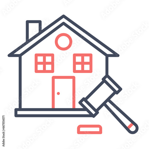 House Auction Icon