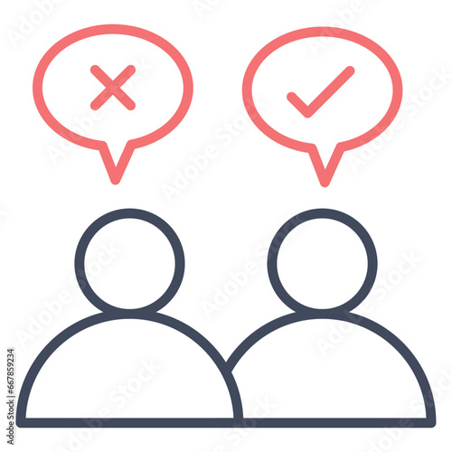 People Disagree Icon