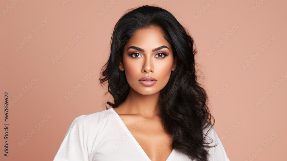 Elegance in Every Line: Eyeliner Artistry on Indian Beauty generative ai Elegance in Every Line: Eyeliner Artistry on Indian Beauty generative ai