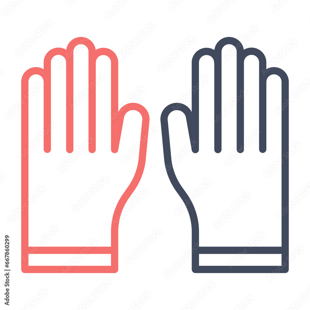 Obraz premium Rubber Gloves Icon