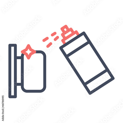 Cleaning Door Handle Icon