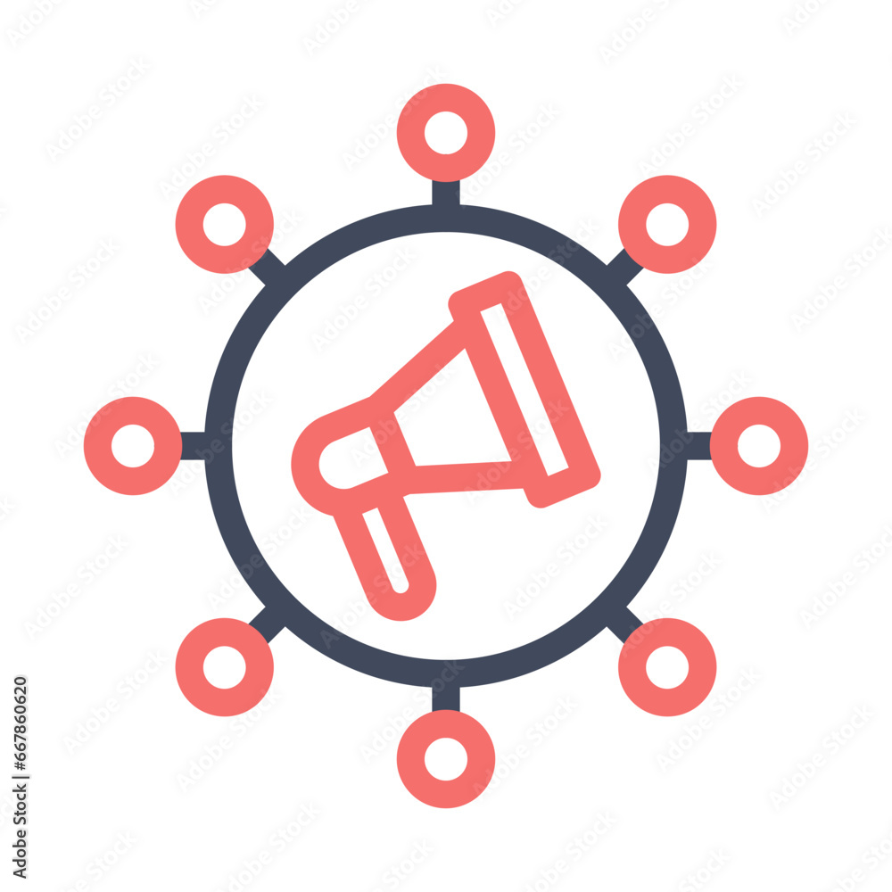 Fotografie Viral Marketing Icon