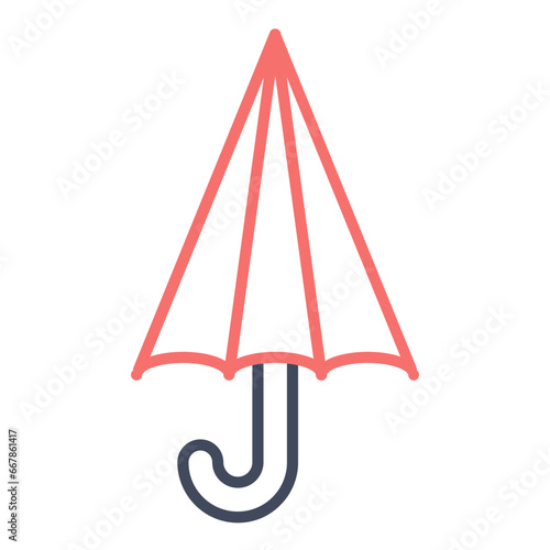 Closed Umbrella Icon