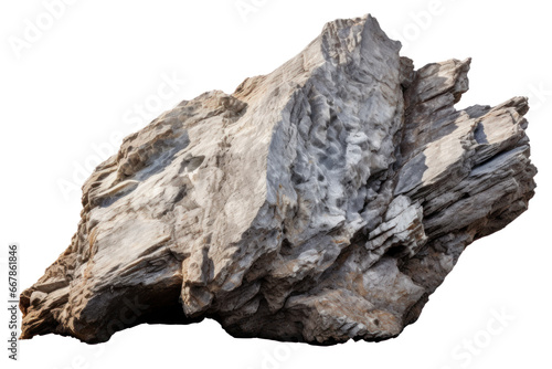 heavy rock isolated on transparent background, png file