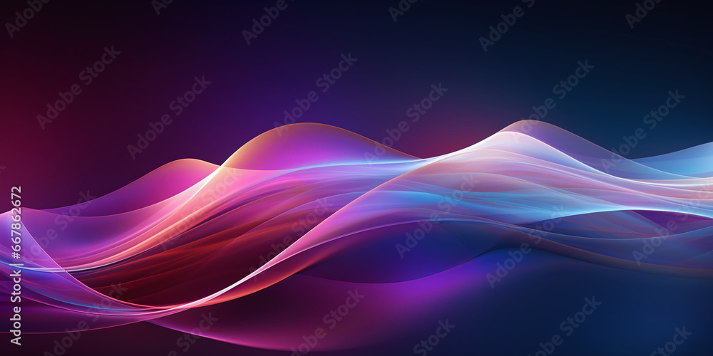 Blue and pink technology waves abstract background Blue and pink technology waves abstract background