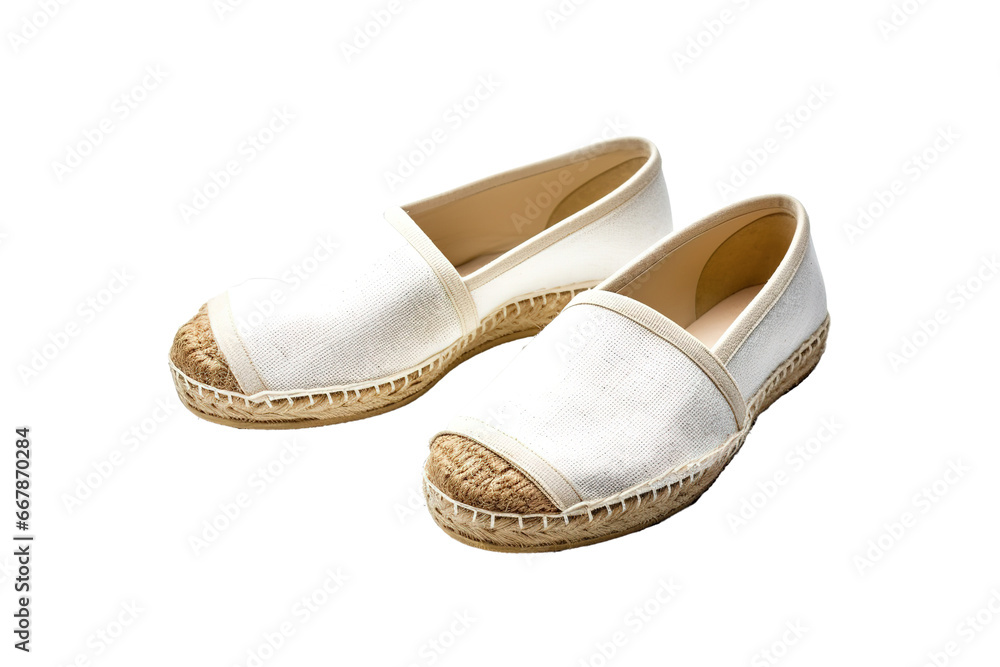 Espadrilles in white color Espadrilles in white color