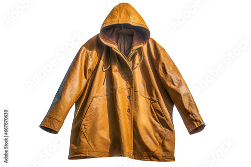 Rain jacket with a hood