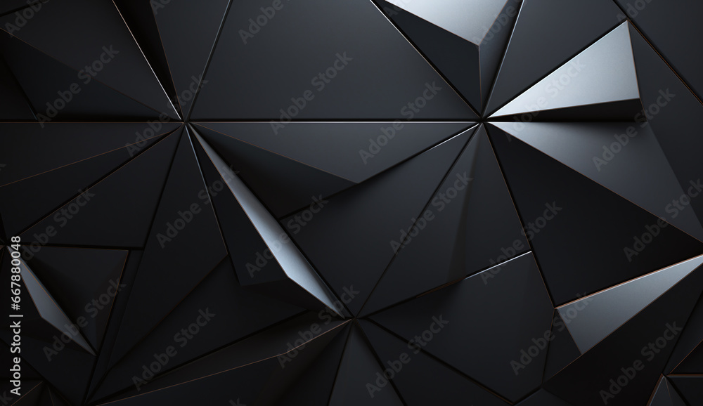 Black abstract geometric background Black abstract geometric background