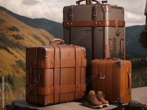 Wallpaper Mural A set of luggage that tells a story Torontodigital.ca