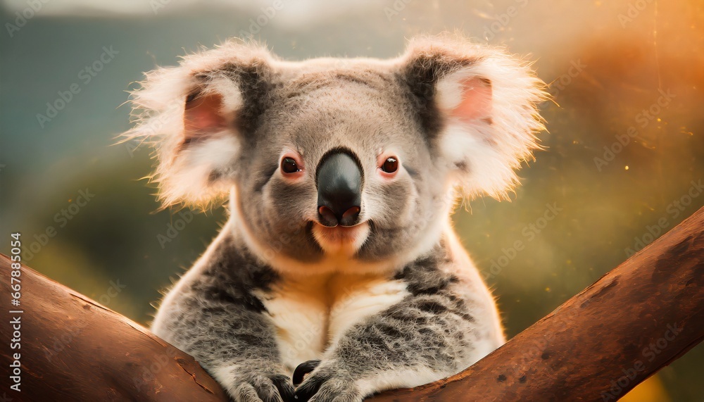 Obraz premium koala in between a tree