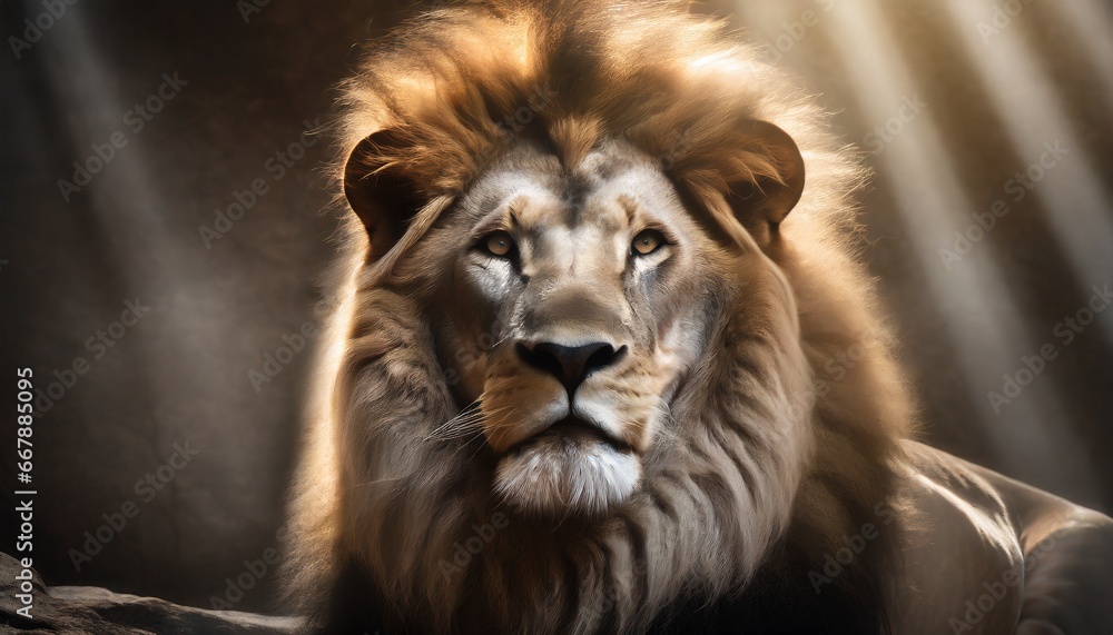 portrait of a lion portrait of a lion
