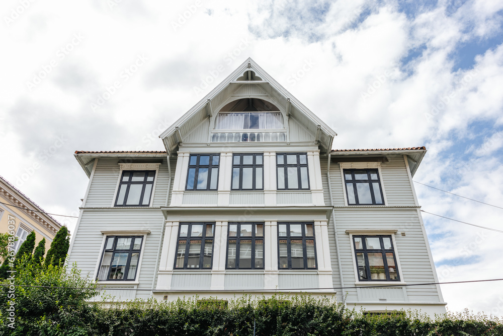 Traditional old Scandinavian house in Oslo, Norway Traditional old Scandinavian house in Oslo, Norway