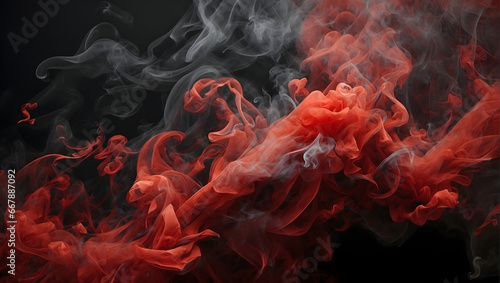 Smokey background red and black, high quality background full HD 