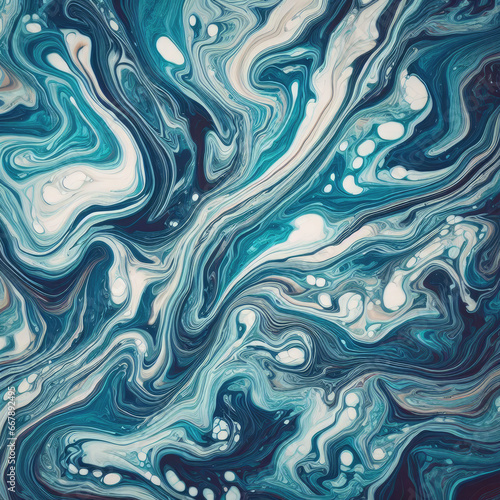 Colorful marble paint  Blue marble pattern abstract texture  concept graphic resources  generative ai 