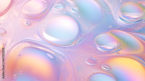 Abstract bubbles futuristic background