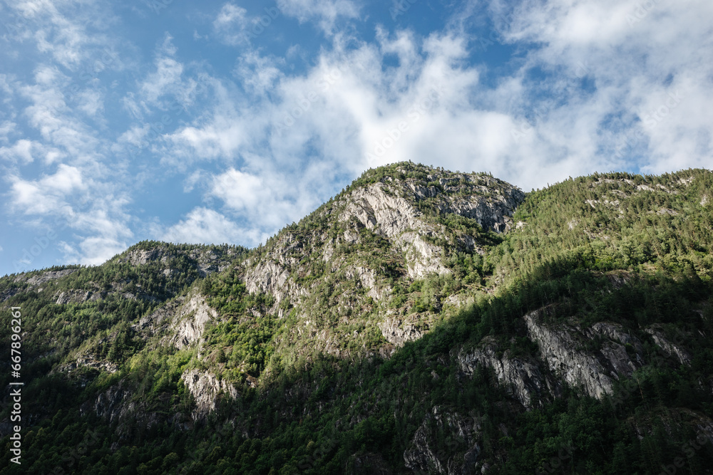 A mountain landscape in Norway
