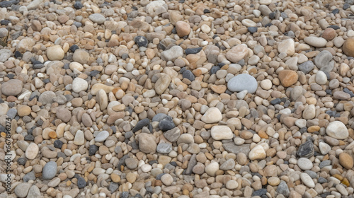small filler stone pebbles background; various sizes, shapes and colors 